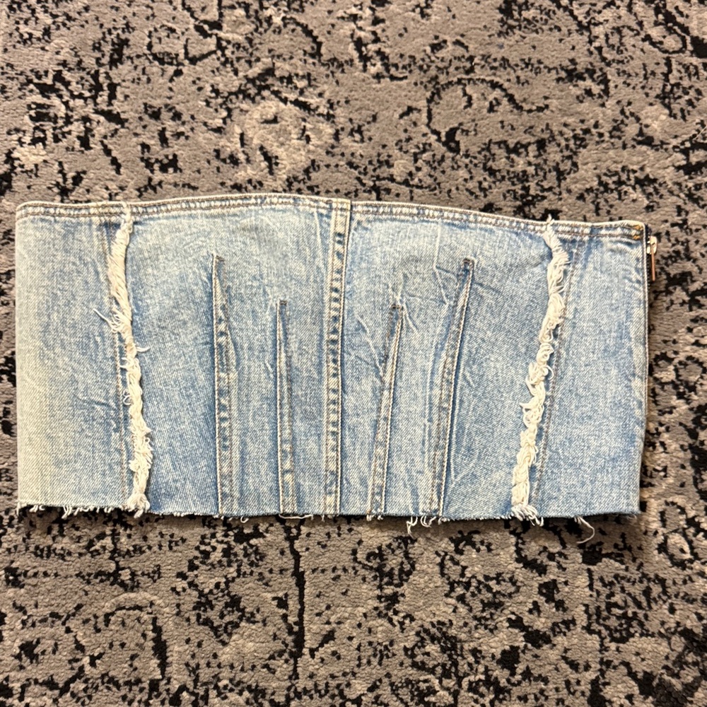 Light Blue Denim bandeau